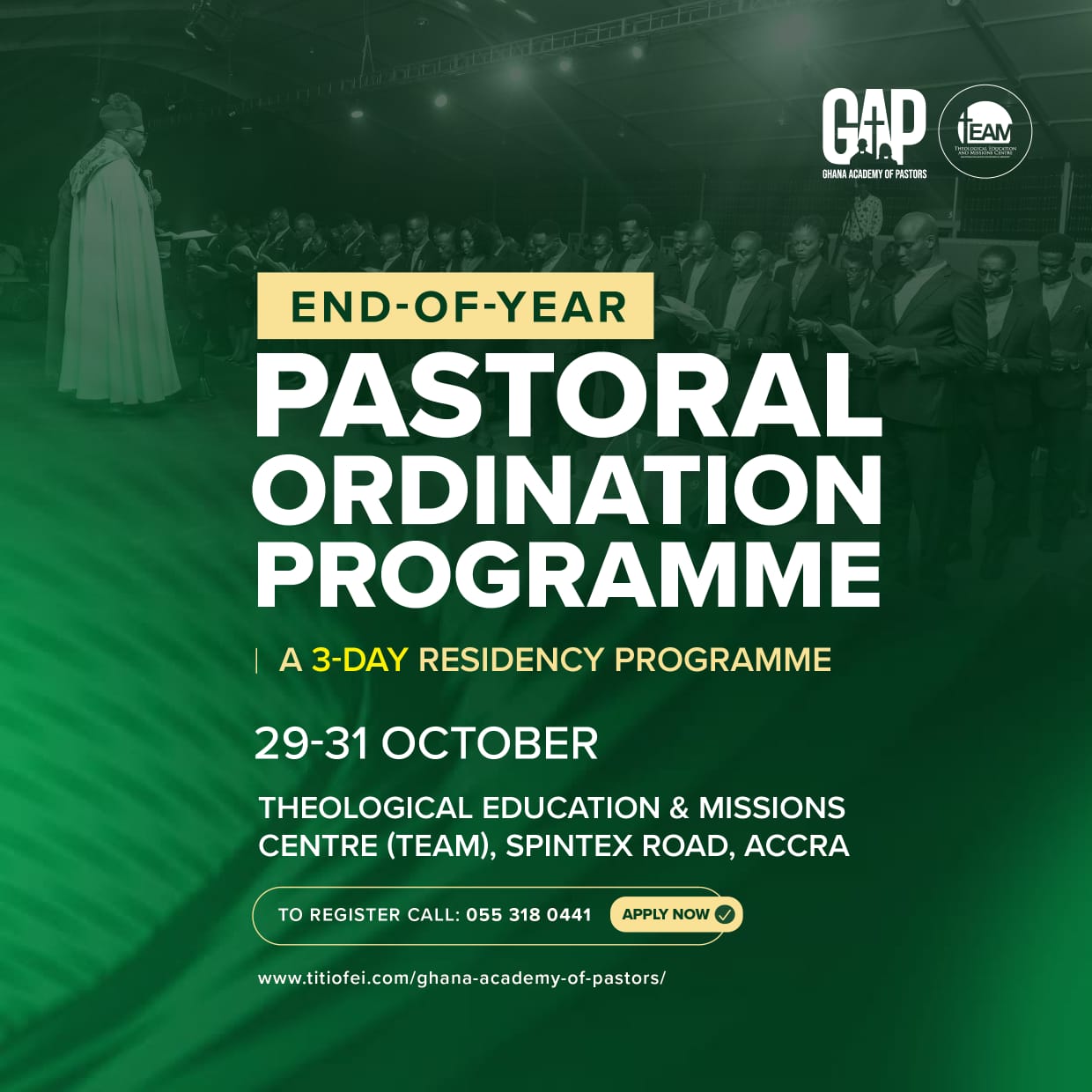 PASTORAL ORDINATION PASTORAL ORDINATION